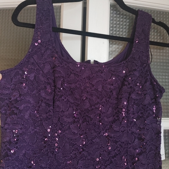 Alex Evenings Women's T-Length All Over Lace Dress with Jacket Set - Picture 6 of 11